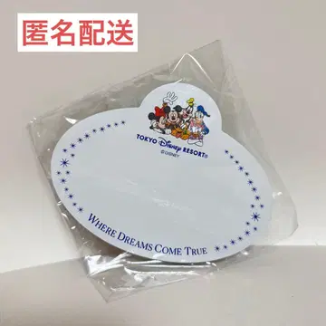 디즈니 리조트 네임택 핀 배지 명찰 미키 & 프렌즈 유리 구두