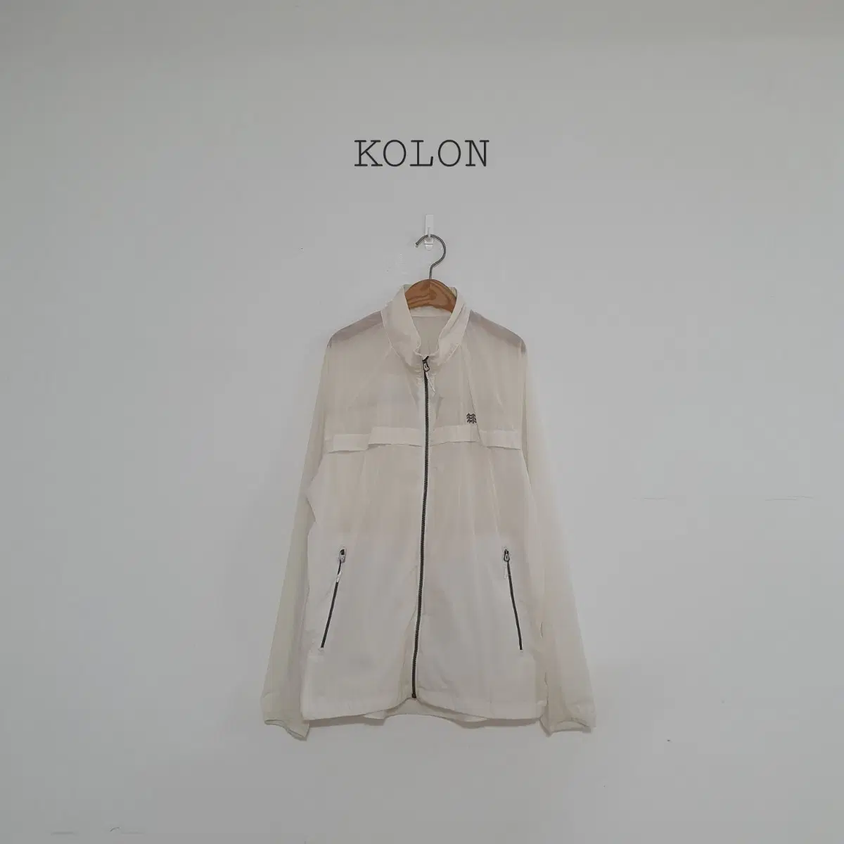 No.26082110 KOLON 코오롱스포츠 바람막이 자켓 화이트