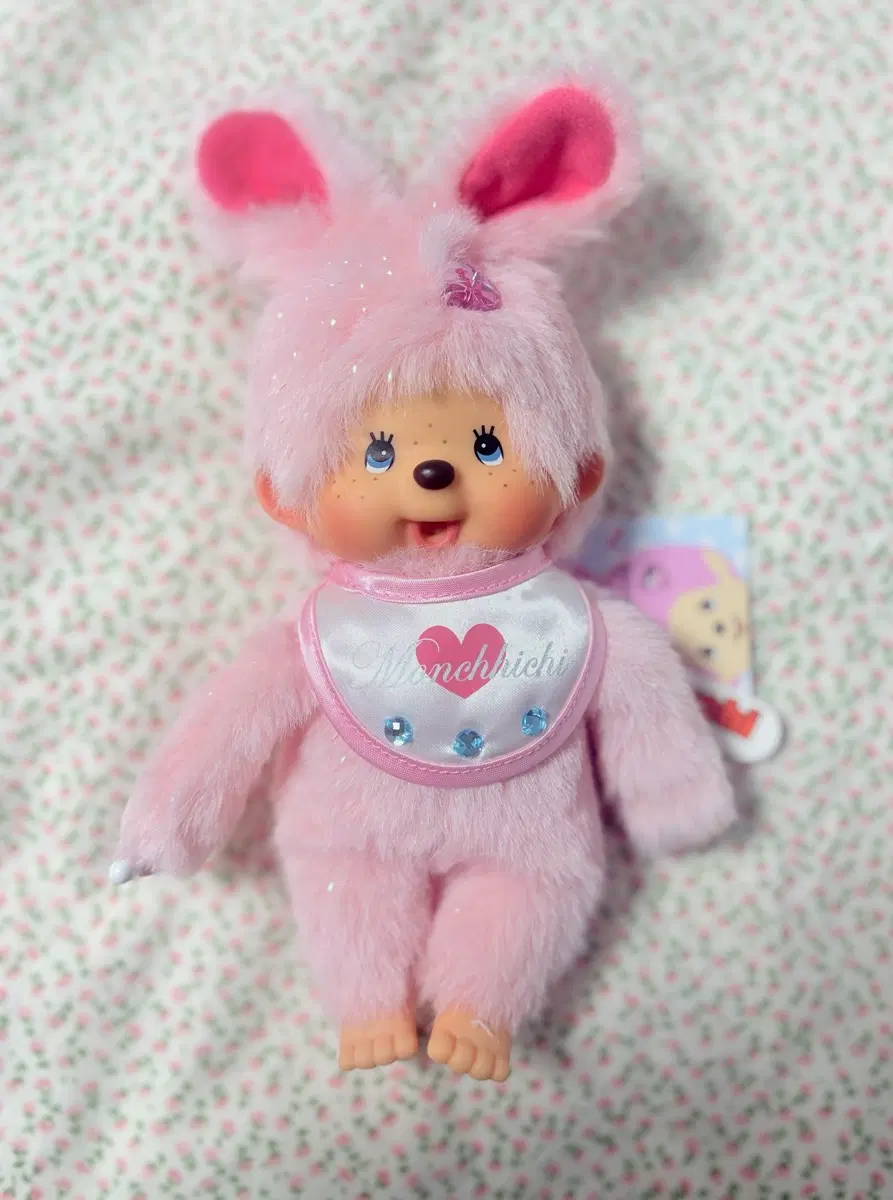 몬치치 토끼 인형 핑크