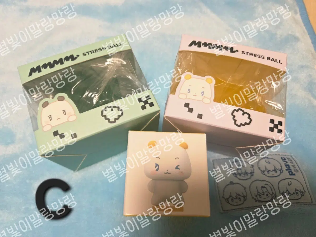 플레이브 Plavemmmm 스트레스볼 뫄와 먀미, 모니터 피규어 뫄