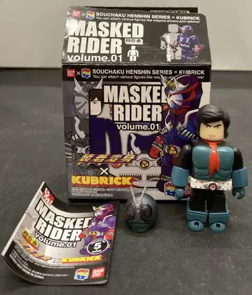반다이/메디콤토이 MASKED RIDER Volume01 장착변신 x KUBRICK 가면라이더 가면라이더 구1호