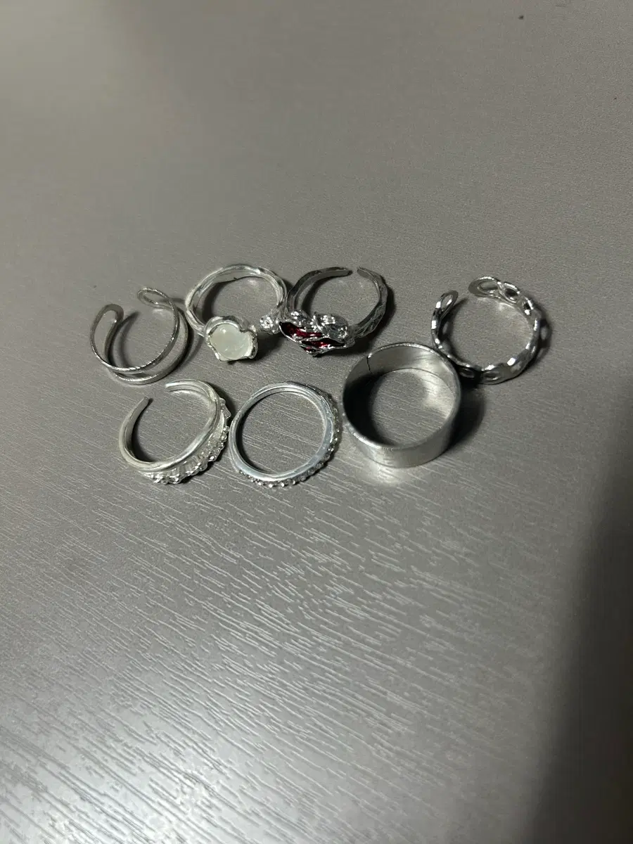 새거에용 일괄가격!!)반지 팔아요