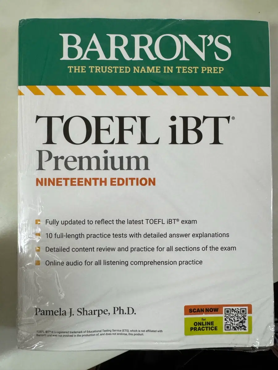 (낱장재단됨) Barron's TOEFL iBT Premium 19판