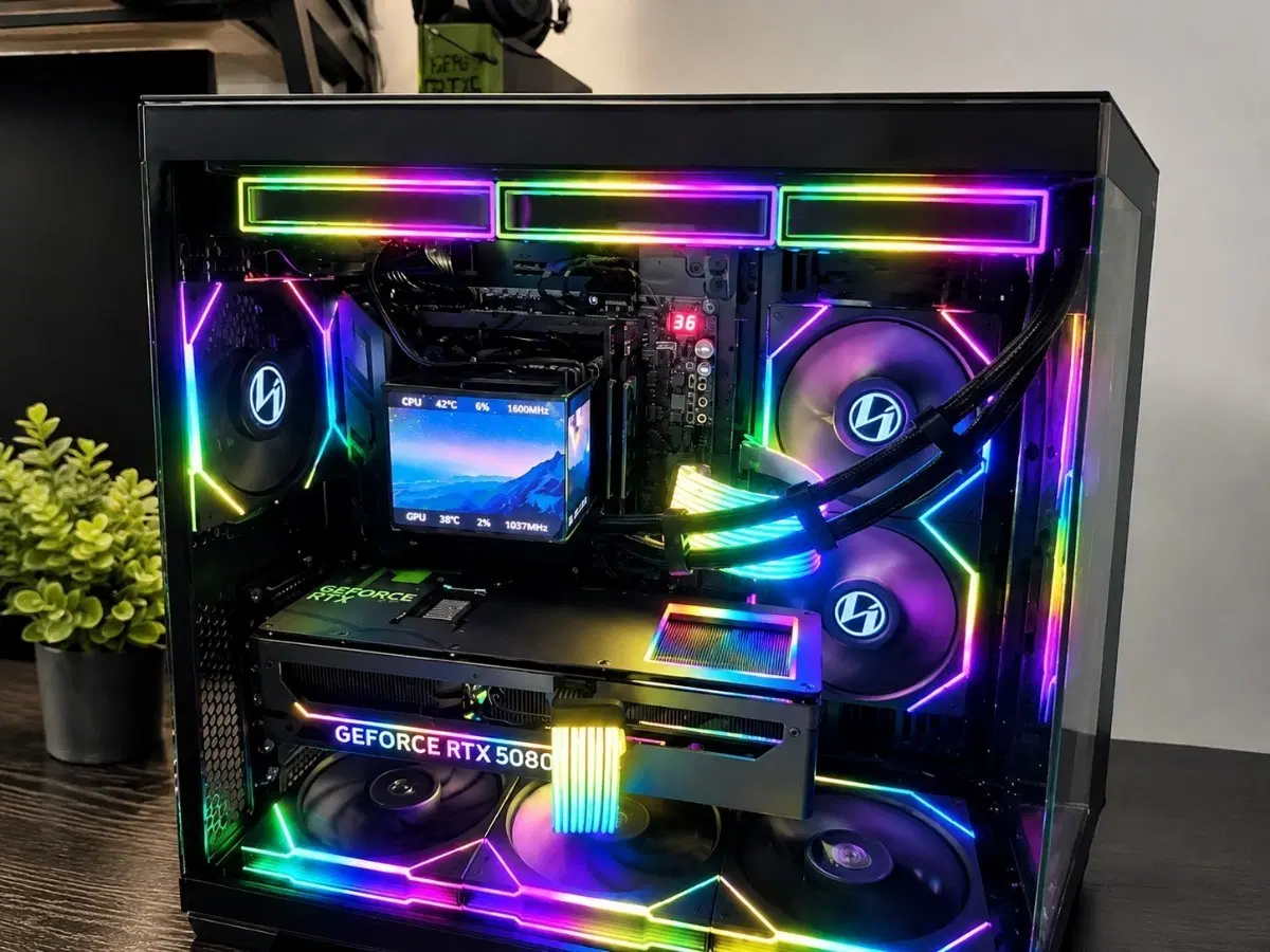 i9-14900k Z790APEX 5080 리안리 감성PC