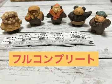 타카하마 마사오 목조 곰 5종 컴플리트