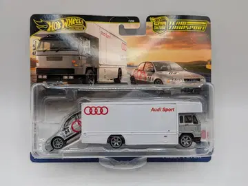 MATTEL HOTWHEELS TEAM TRANSPORT JBM30 AUDI S4 QUATTRO/FLEET FLYER #77