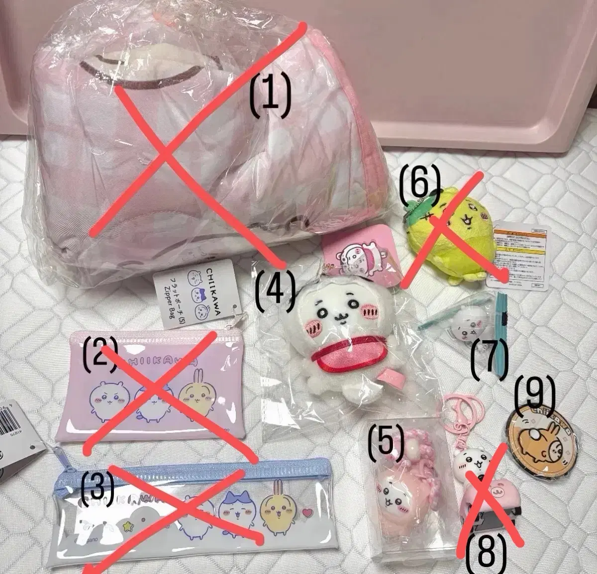 (새상품) 먼작귀 치이카와 캐릭터 굿즈 세트