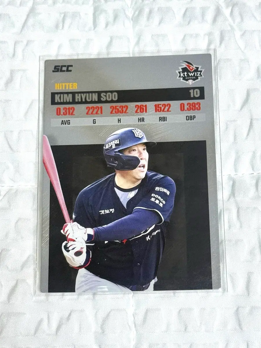 2026 KBO 크보 카드 플러스 KT위즈 김현수 레코드