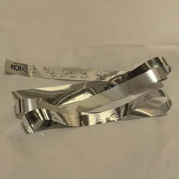 KO1KEYZ 은색 테이프 은색 테이프 풀 팬미