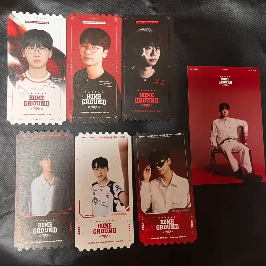 티원 홈그라운드 도란 티켓 + 엽서 세트