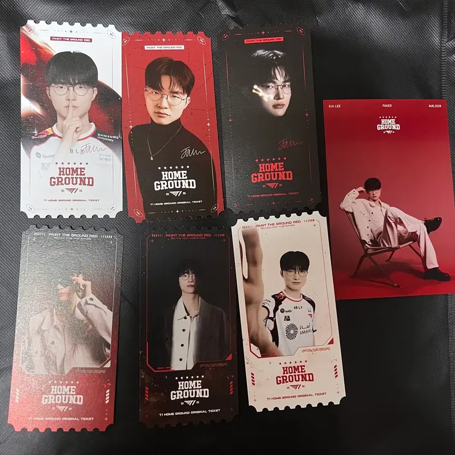 티원 홈그라운드 페이커 티켓 + 엽서 세트