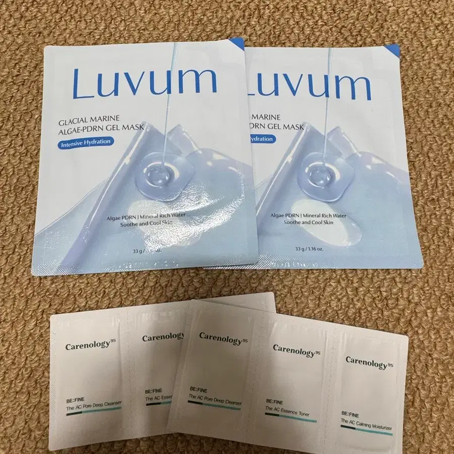 러븀 PDRN 겔 마스크 2매 + 케어놀로지 샘플