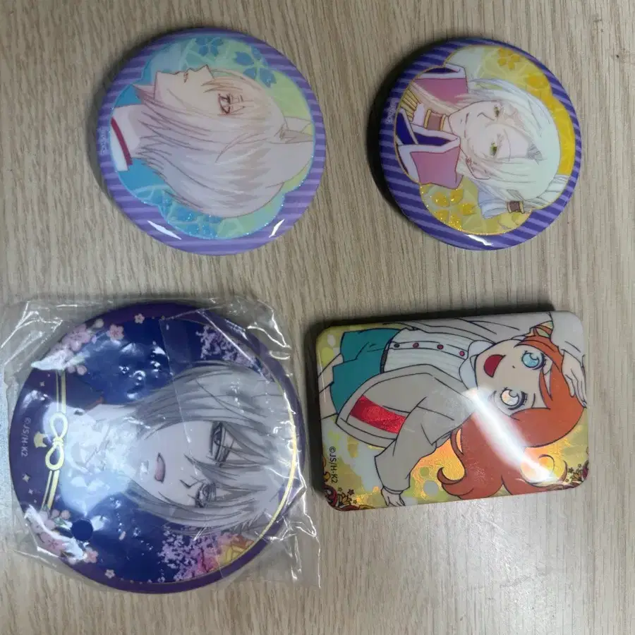 오신령 오늘부터신령님 토모에 나나미 미카게 핀뱃지 캔뱃지 핀버튼