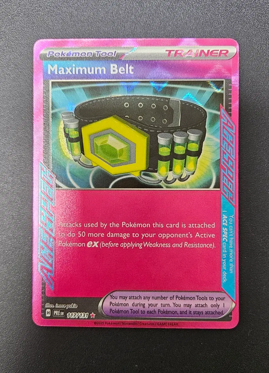 Maximum Belt 117/131 ACE SPEC 북미판