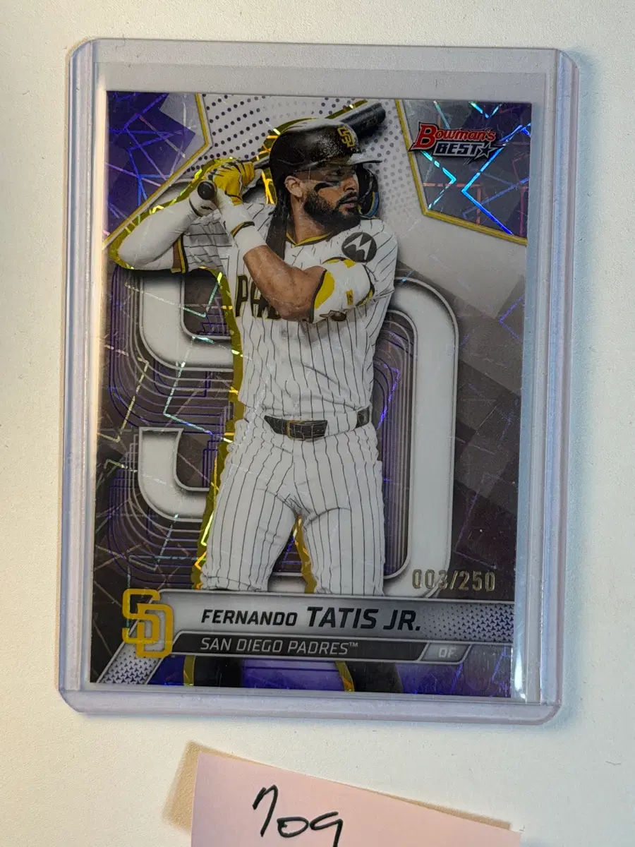 타티스 주니어 /250 한정 Topps MLB 야구카드