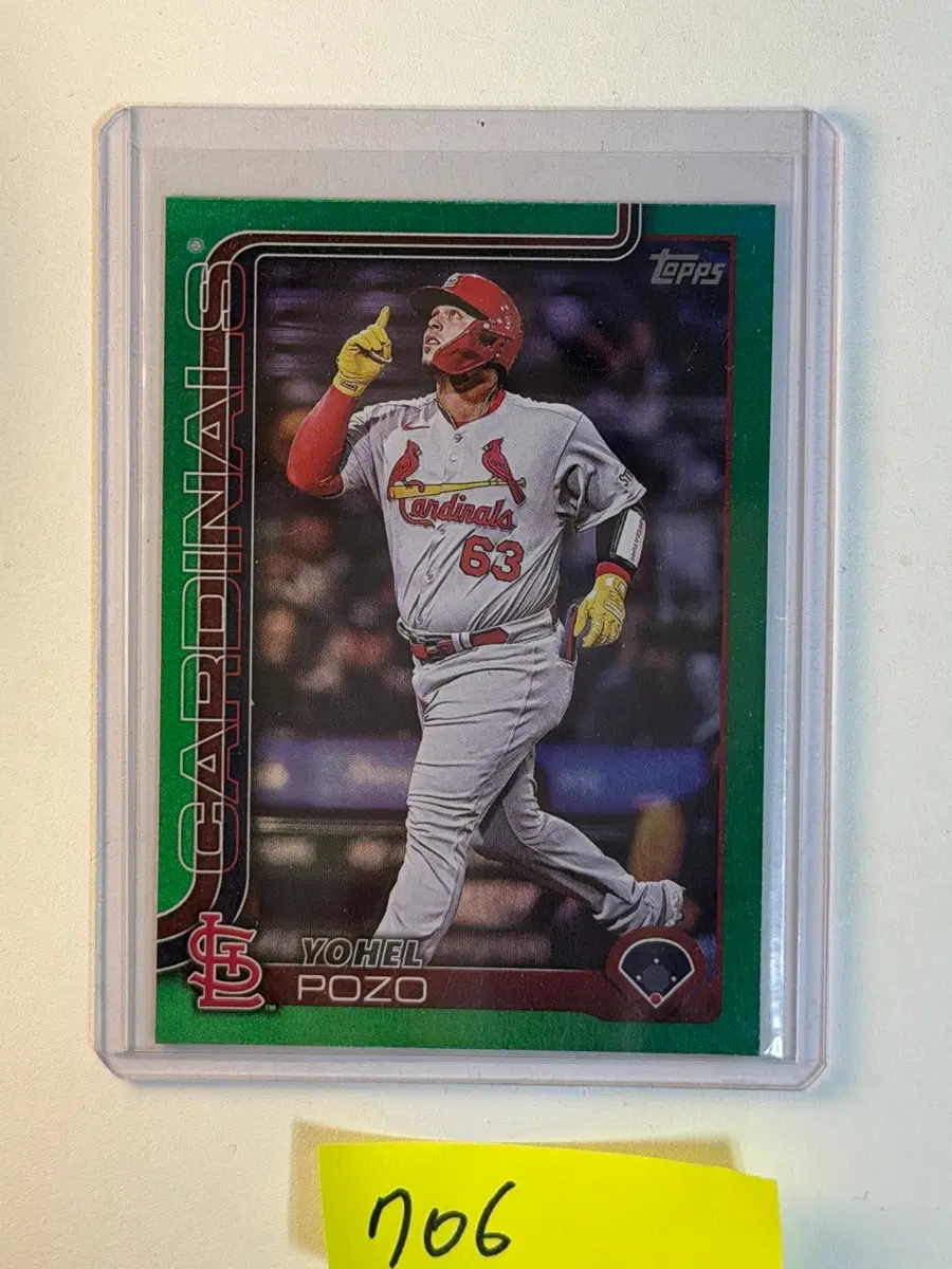 요핼 포조 /99 한정 Topps MLB 야구카드