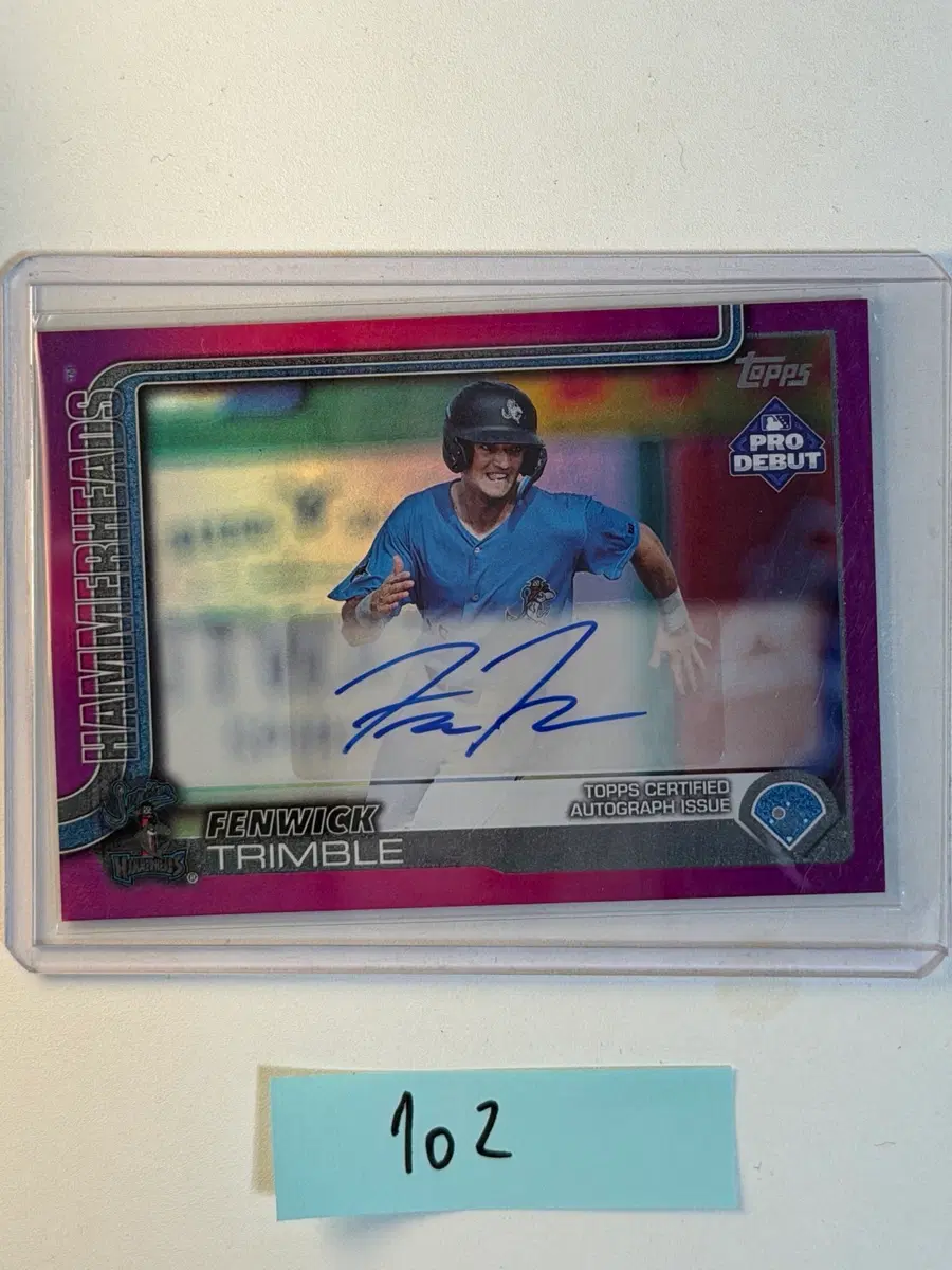 펜윅 트림블 오토 한정 /199 Topps MLB 야구카드