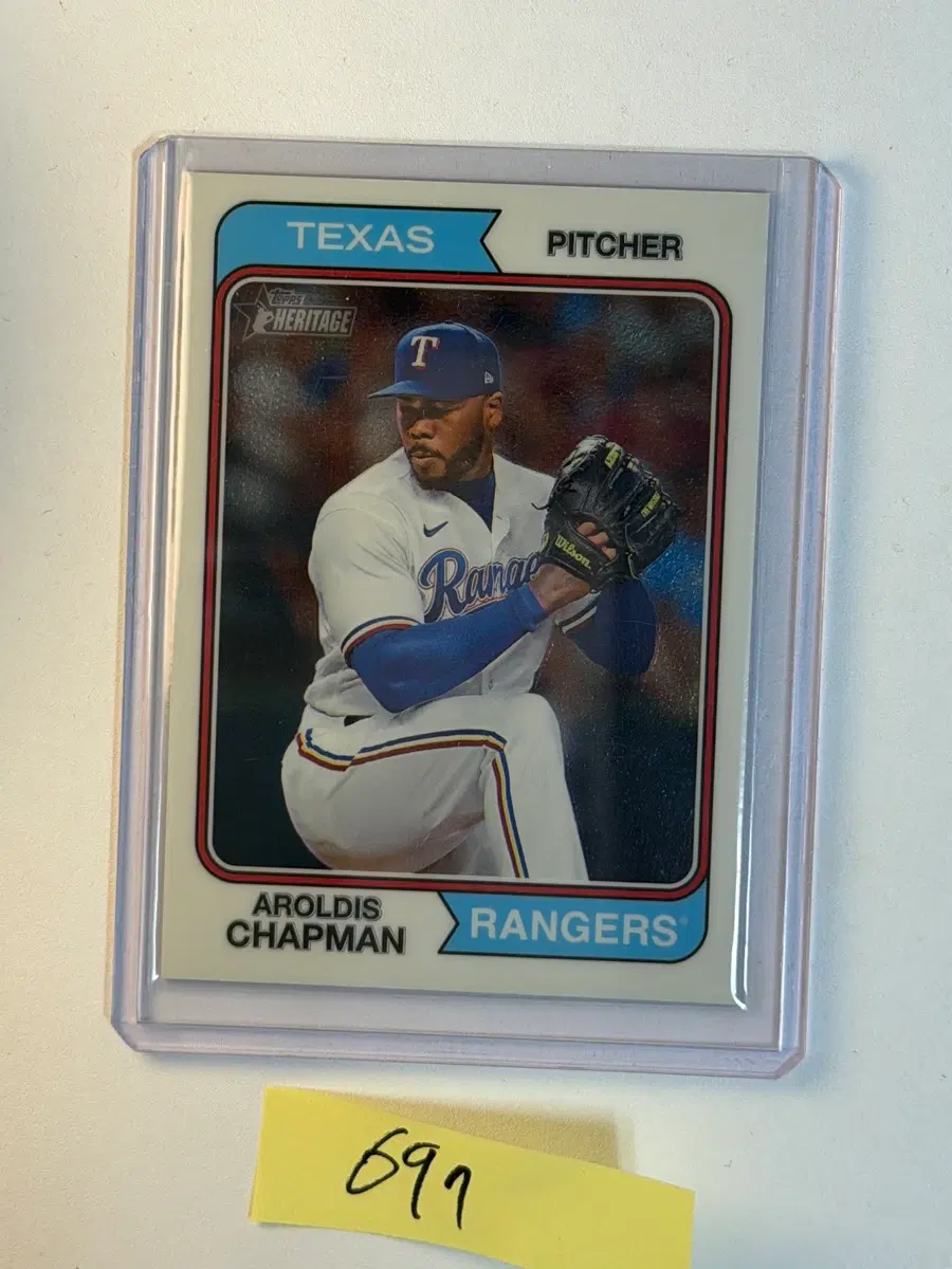 아놀드 채프먼 /999 한정 Topps MLB 야구카드