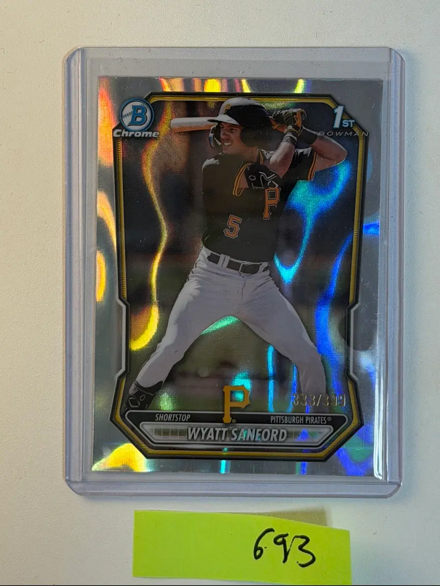 와이엇 샌퍼드 /399 한정 Topps MLB 야구카드