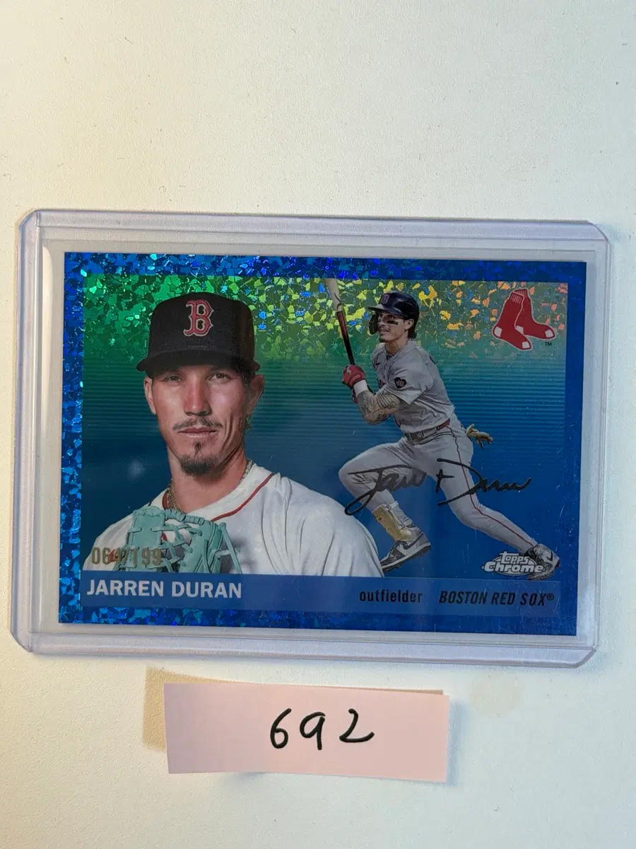 자렌 듀란 /199 한정 Topps MLB 야구카드