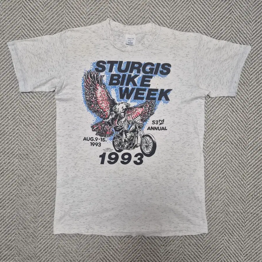 90s "BIKE WEEK" 바이크 랠리 싱글스티치 티셔츠 (XL)