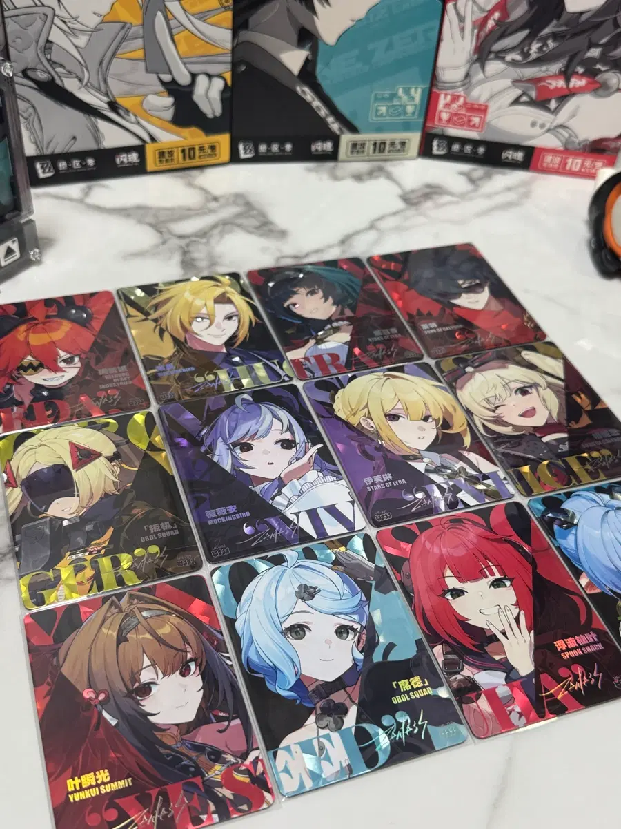 젠레스 존 제로 샤이닝소울 TCG 카드 vol.2 - UR 올컬렉 Set