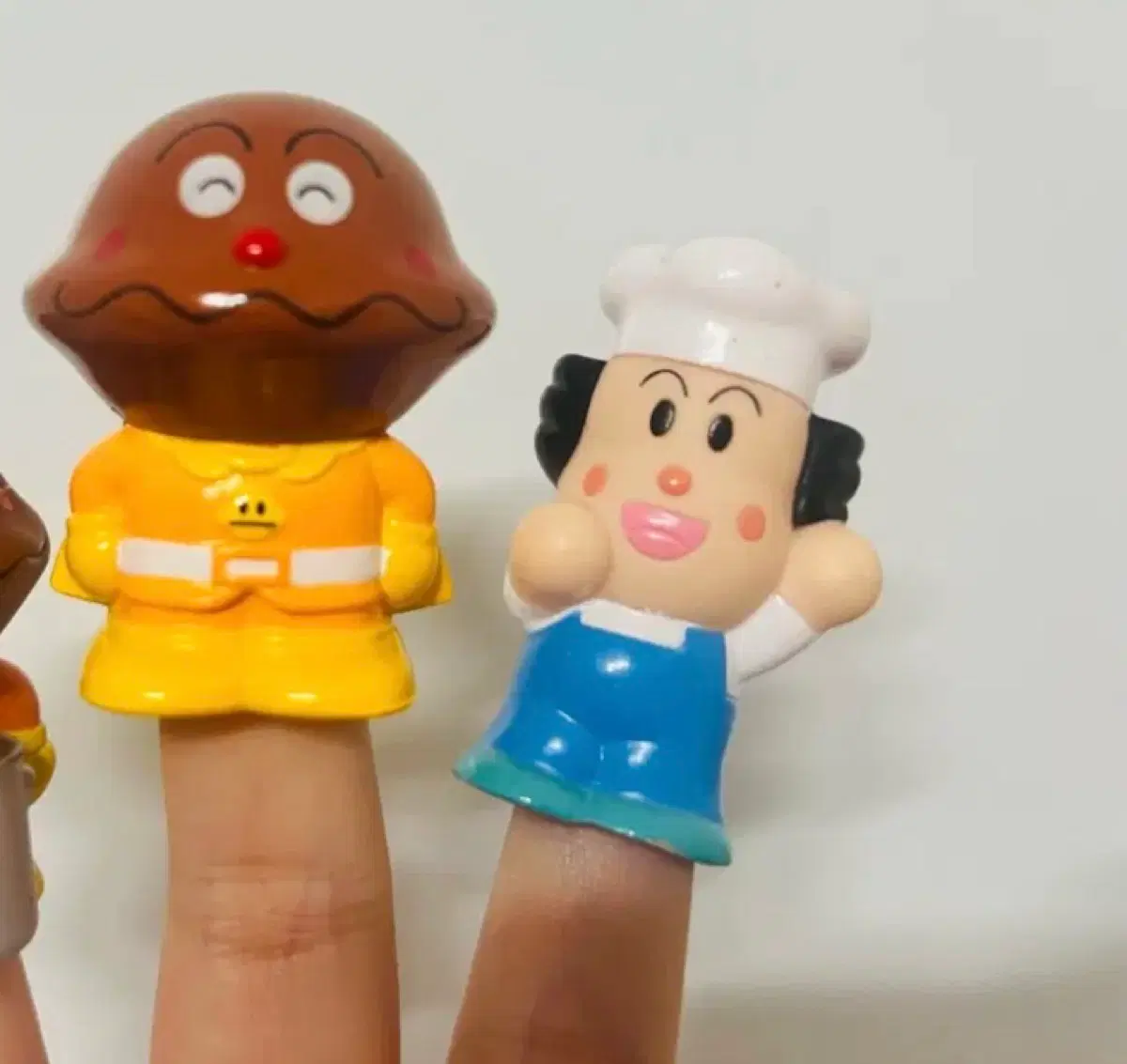 고전)호빵맨 카레빵맨. 버터누나 손가락 피규어 팝니다