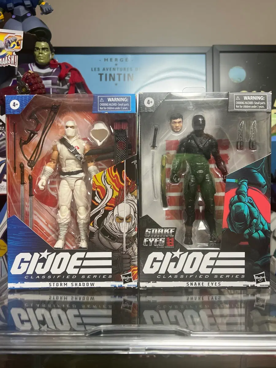 Gijoe 지아이조 클래시파이드 시리즈 스톰 쉐도우/스네이크 아이즈 액션 피규어