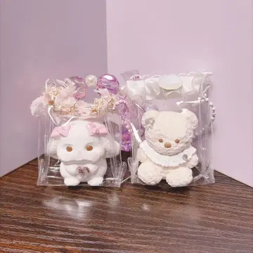 [ 직접 어레인지할 수 있는 DIY 참 ] 반짝이는 비쥬가 달린 동물 스퀴즈