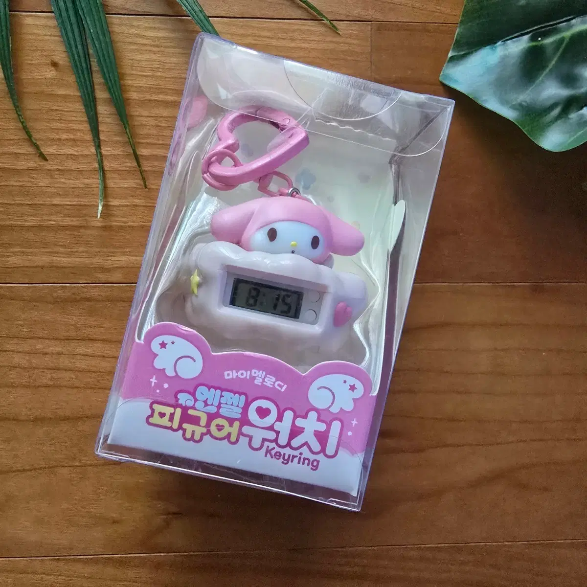 (미사용) 마이멜로디 엔젤 피규어 워치 키링