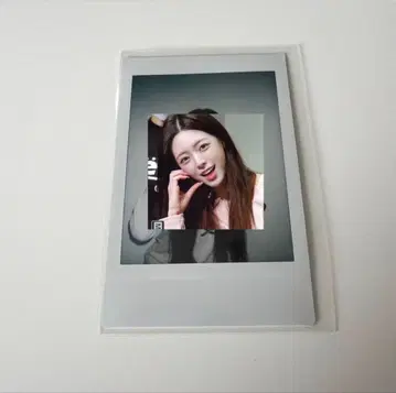 itzy 유나 친필 사인 폴라로이드 makestar