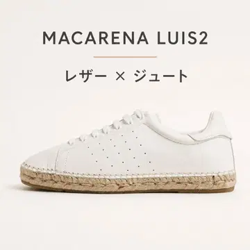 MACARENA LUIS2 가죽 주트 43 화이트