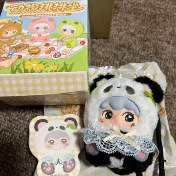 Kimipapa 동물 배배좌 봉제 인형 팬더