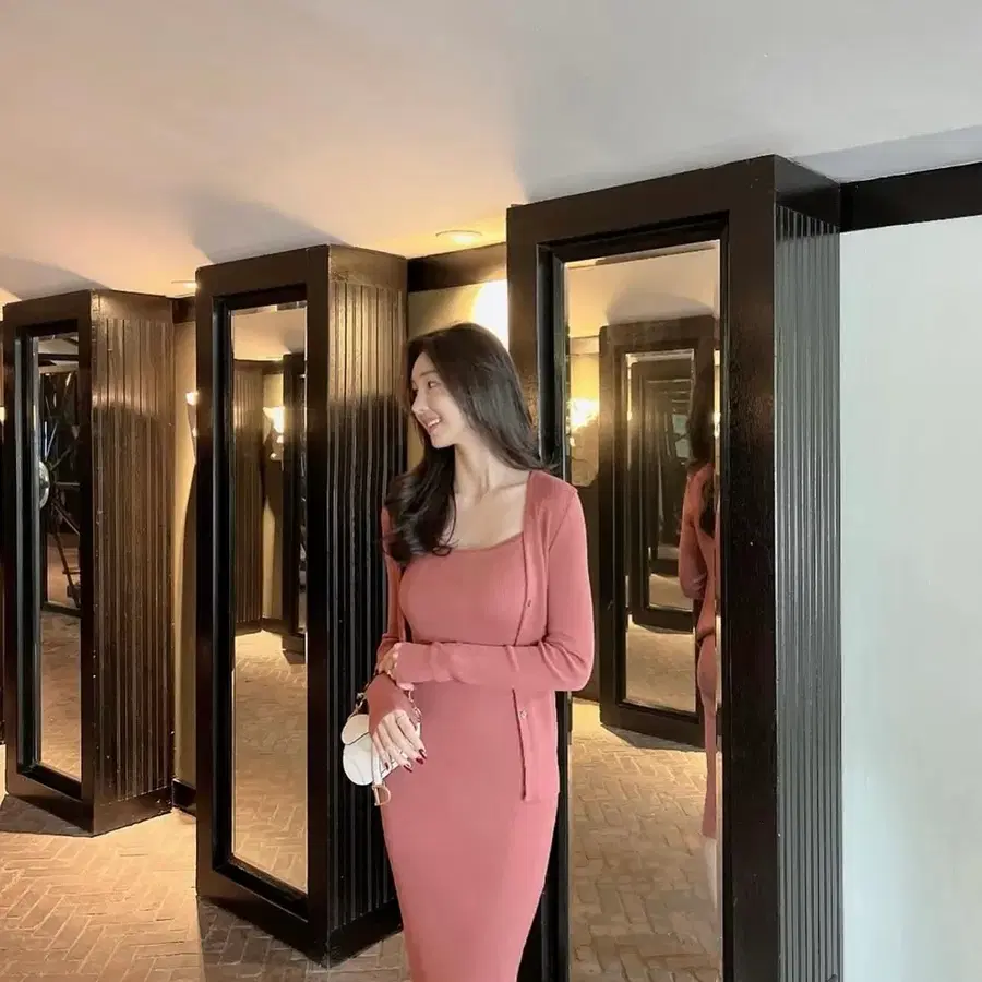라플라 벨라원피스 + 가디건 세트