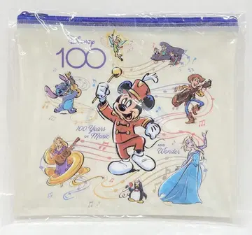 써니 사이드 업 Happy 복권 디즈니 Disney100 E상 집합/디즈니100 (화이트/퍼플) 플랫 파우치