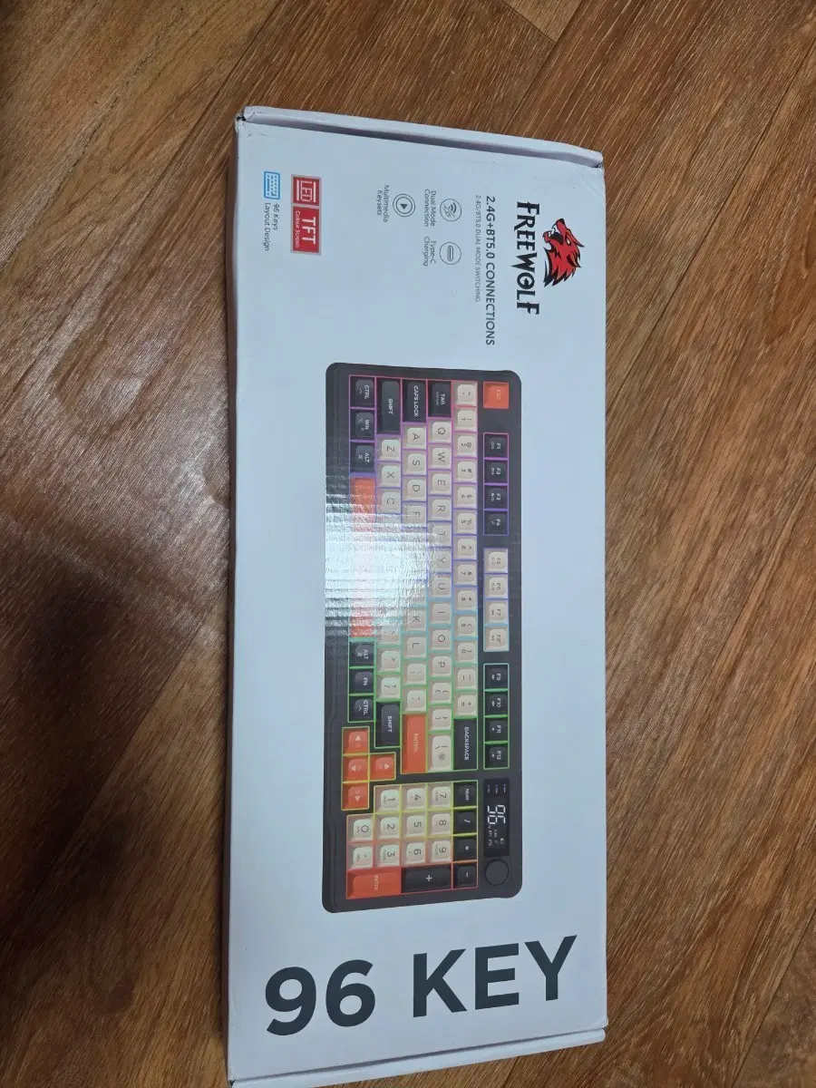 프리울프 96키 2.4G/블루투스 5.0 무선 기계식 키보드