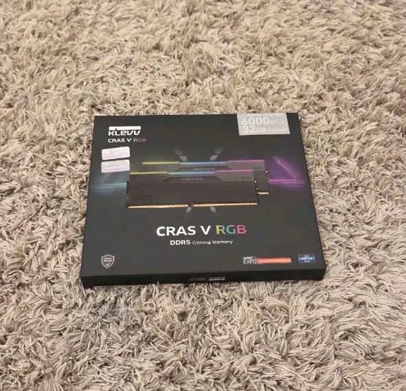 [판매] KLEVV DDR5-6000 CRAS V RGB 32GB(블랙) 미개봉