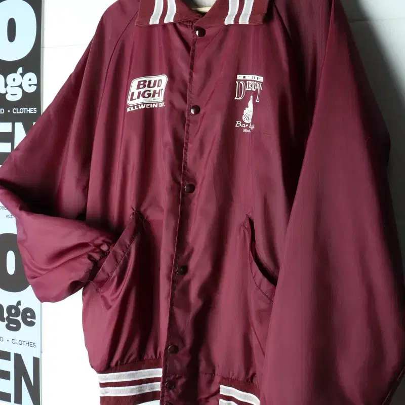(XL-3XL) 버트윈 집업 바람막이 점퍼자켓 80S 년대-H37278
