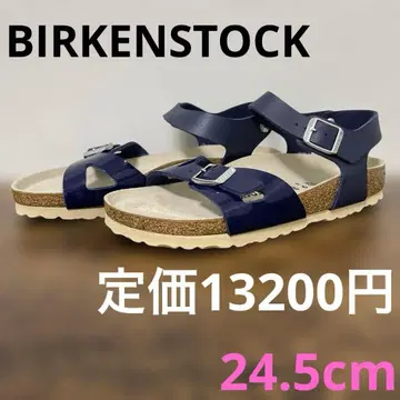버켄스탁 리오 BS 24.5cm 상당 페이턴트 네이비 샌들