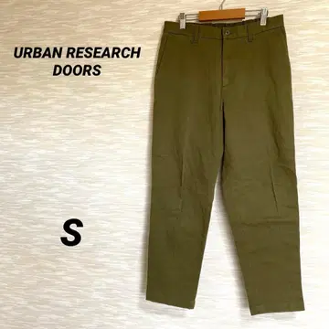 URBAN RESEARCH DOORS 테이퍼드 팬츠 [ S ] 카키 0543