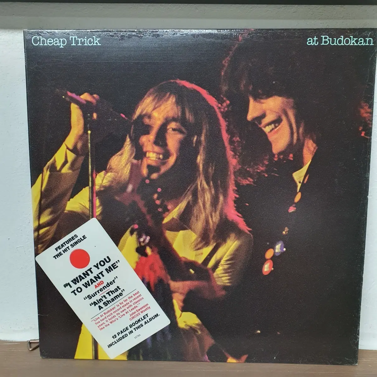 Cheap Trick 쳇트릭 앳 부도칸 LP 1979 수입반
