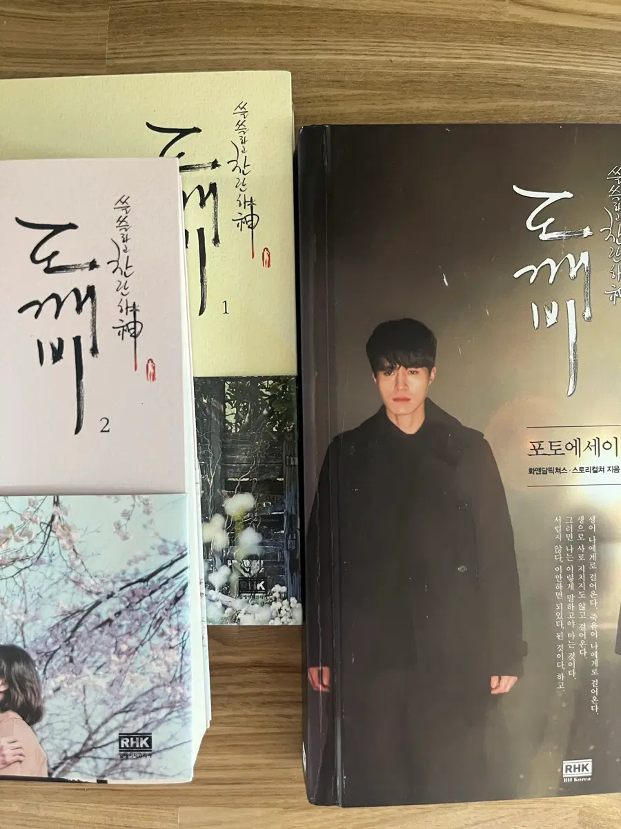 도깨비 책2+포토레이 드라마 굿즈 급처\공유 유인나 김고은 이동욱