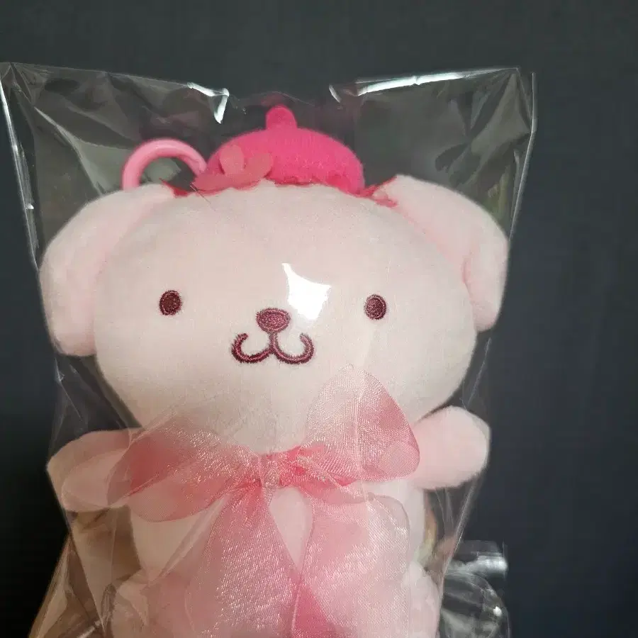 산리오 폼폼푸린 체리블라썸 인형 키링