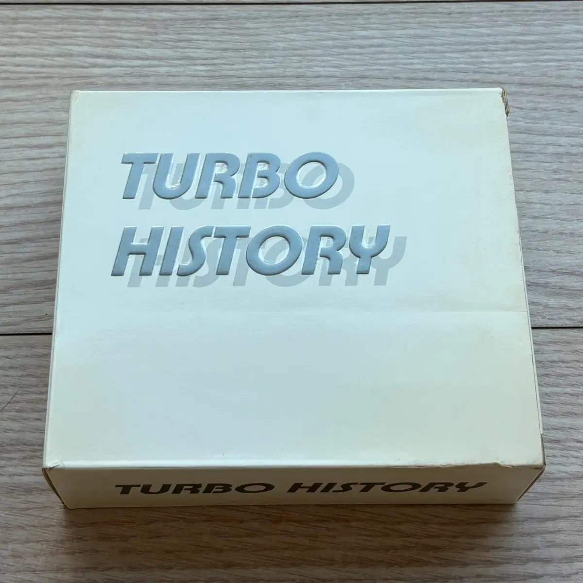터보 - 터보 히스토리 TURBO HISTORY 4CD 박스 세트 음반 (내부 신품 미개봉 / 외부 세월감) 김종국
