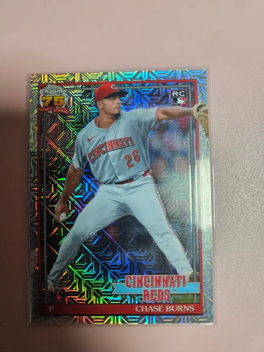 신시내티)체이스 번스 2026 탑스크롬 루키 리플렉터