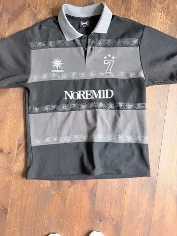 NOREMID 피케 셔츠 블랙 그레이