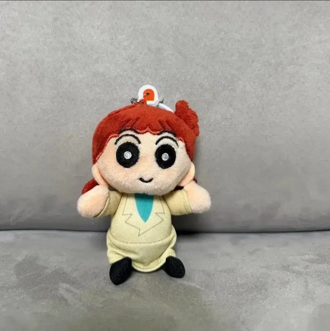 정품 짱구는 못말려 유리 탐정 버전 8cm 키링 인형
