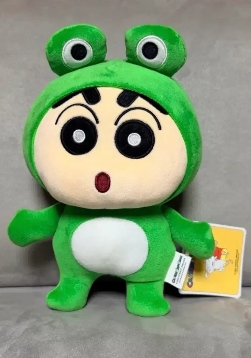 정품 짱구는 못말려 짱구 개구리 버전 25cm 중형 인형