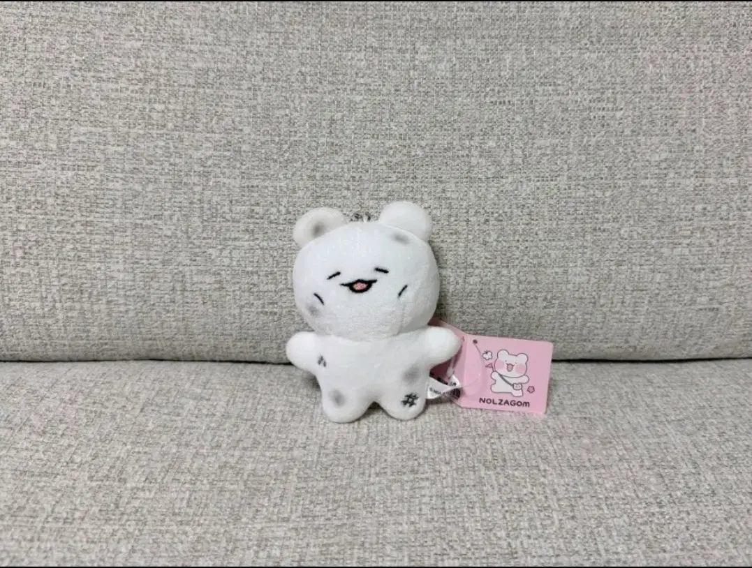 정품 꼬질 놀자곰 11cm 키링인형
