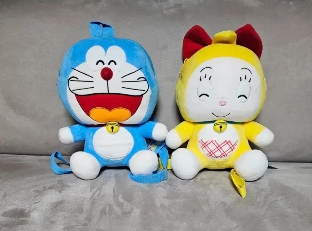 정품 도라에몽 백팩 25cm 중형 가방 인형